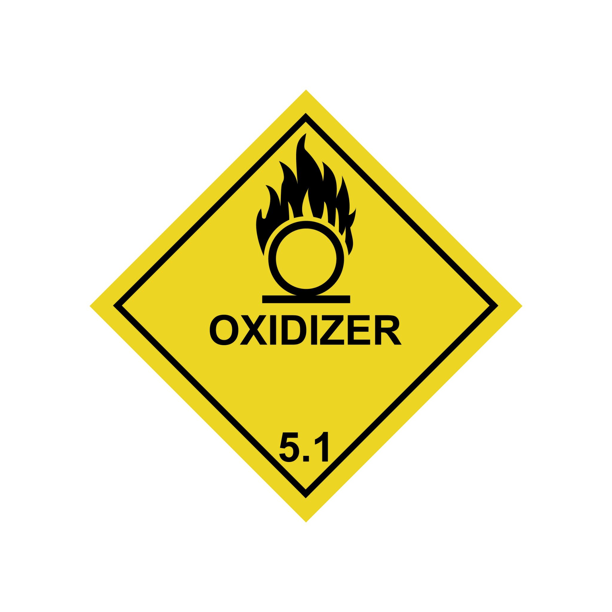 Class 5 1 Oxidizer Label Gobo Trade Ltd